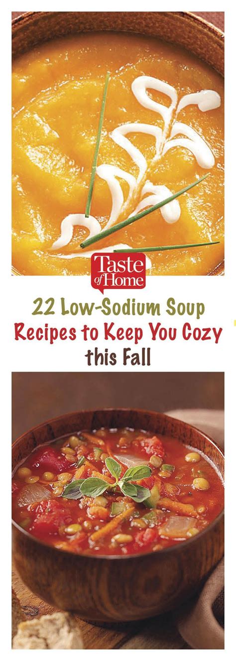 30 Low-Sodium Soup Recipes to Keep You Cozy this Fall | Heart healthy ...