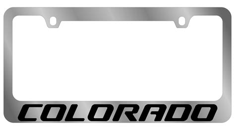 GM - License Plate Frame - Chevrolet Colorado - Plates, Frames and Car ...