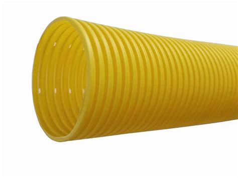 Yellow Perforated Drainage Pipe - Landscape Depot