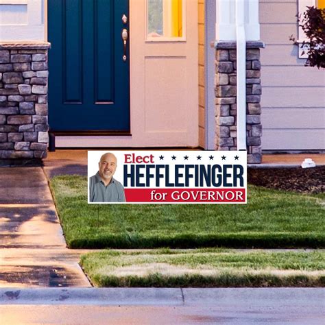 Custom Political Campaign Yard Signs | Cheap & Fast – VictoryStore.com