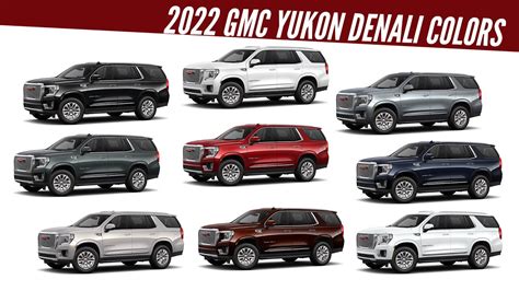 2023 Gmc Yukon Exterior Colors