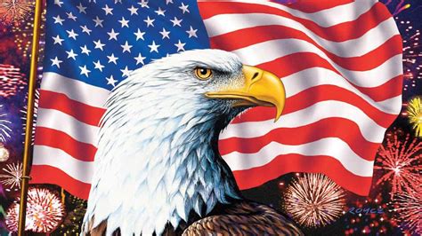 American Eagle Flag Wallpaper : Flag American Screensavers ...