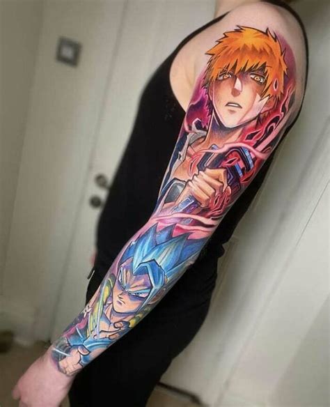 120 Anime Tattoos So Cool They Go Beyond Plus Ultra | Bored Panda