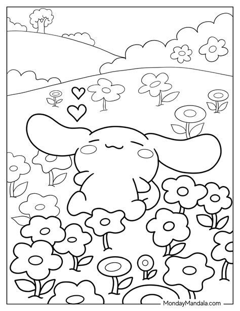 Cinnamoroll Coloring Pages