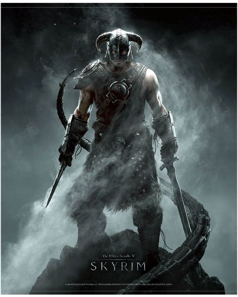 The Elder Scrolls V: Skyrim Wallscroll Dragonborn ... | Producers Good ...