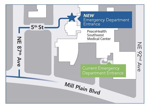 PeaceHealth temporarily relocates emergency department entrance | The ...