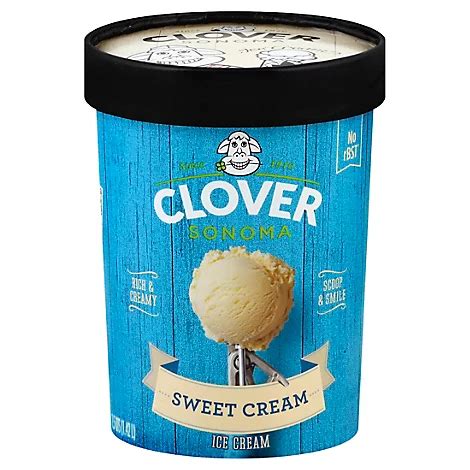 Clover Sonoma Ice Cream Sweet Cream - 1.5 QT - Albertsons