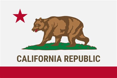 Printable California State Flag