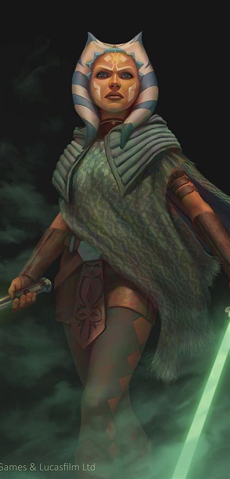 1080x2244 Resolution Ahsoka Tano Mandalorian Character Art 1080x2244 ...