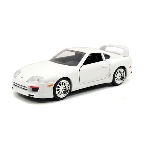 Fast & Furious 1:32 Brian's Toyota Supra Die-cast Car White Play ...