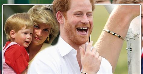 Prince Harry bracelet: The Duke of Sussex pays tribute to Princess ...