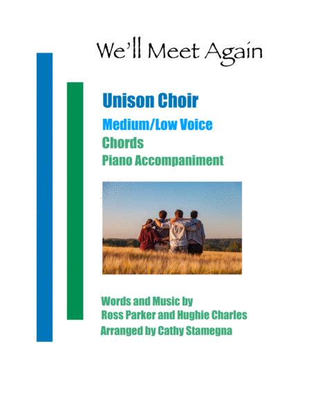 We'll Meet Again (arr. Cathy Stamegna) Sheet Music | Hughie Charles ...