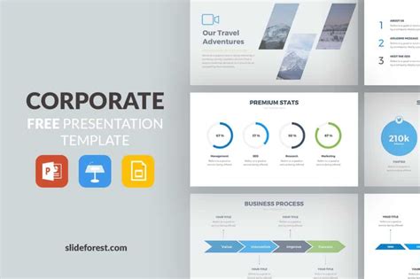 Telecharger Template Powerpoint 3D Gratuit – Financial Report