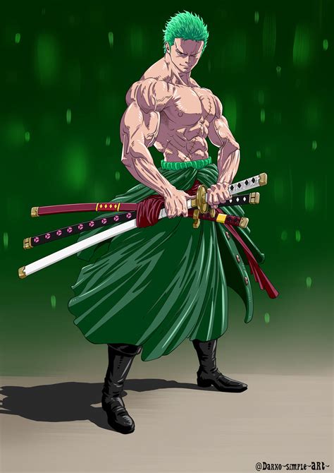 Roronoa Zoro by Darko-simple-ART on DeviantArt