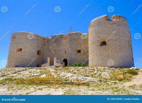 Chateau D`If, Famous France Prison on Island in the Bay of Marseille ...