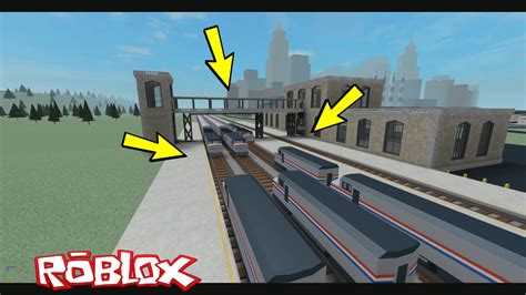 ROBLOX Train Crashes (Train Station) - YouTube