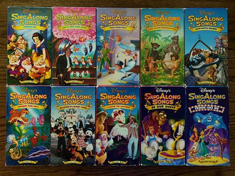 My Disney's Sing-Along Songs VHS Collection by richardchibbard on ...