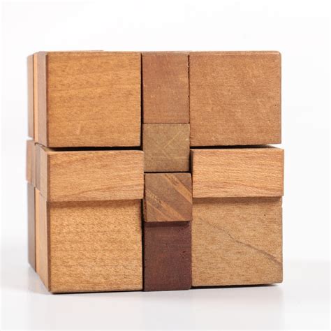 Handcrafted Wooden Puzzle Cube | EBTH