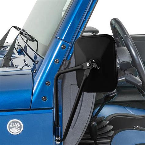 PROAUTO Square Doors 4x4 Doorless Wrangler Side Qucik Release Mirrors ...