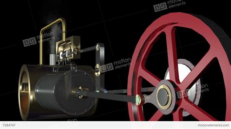 Steam Engine Animation HD Stock Animation | 1584747