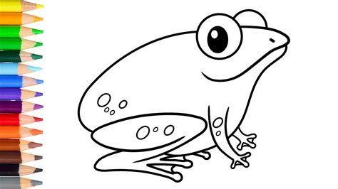 How To Draw A Simple Frog