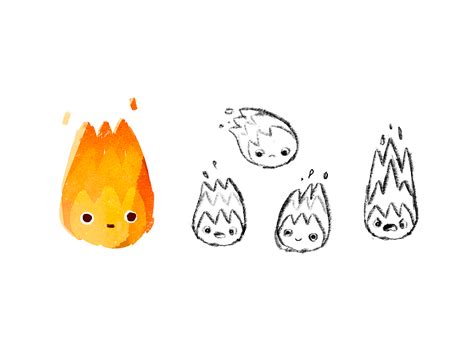 fire character design by Ben Tobias on Dribbble