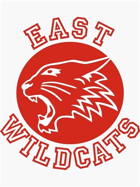 "East High Wildcats (High School Musical)" Sticker for Sale by Karen ...