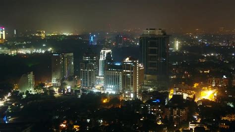 4k Aerial View of Bangalore CBD Night View by RGB Wings - YouTube