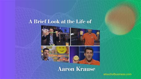 Aaron Krause: A Biography of the Scrub Daddy Inventor