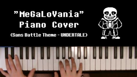 "MeGaLoVania" (Sans' Battle Theme) | Undertale Piano Cover - YouTube