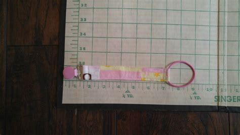 Pink and Yellow Pacifier Clip - Etsy