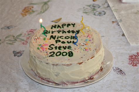 November Happy Birthday Cake | One candle waiting for Paul t… | Flickr