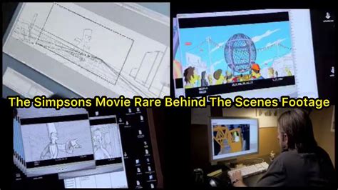 The Simpsons Movie Rare Behind The Scenes Footage (Lost Media) - YouTube