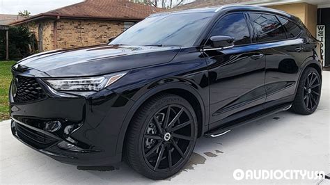 2022 Acura MDX on 22" Strada Wheels Sega Gloss Black | Gallery ...