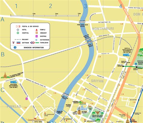 Nonthaburi Thailand Guide Map - Nonthaburi Thailand • mappery