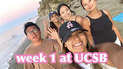 week in my life as a college student *UCSB* - YouTube