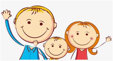 Cartoon Download Clip Art - Family Of Three Clipart - 1800x1440 PNG ...