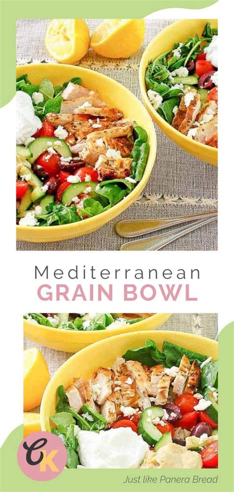 Panera Mediterranean Grain Bowl with Chicken - CopyKat Recipes