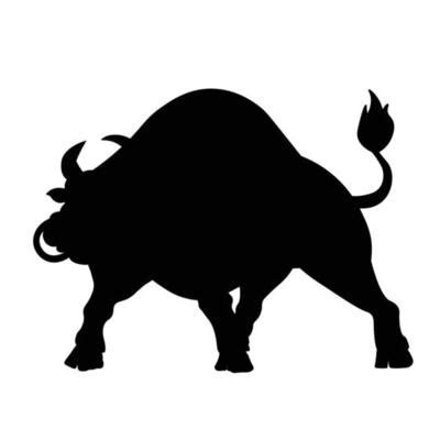 Bison Silhouette Vector Art, Icons, and Graphics for Free Download