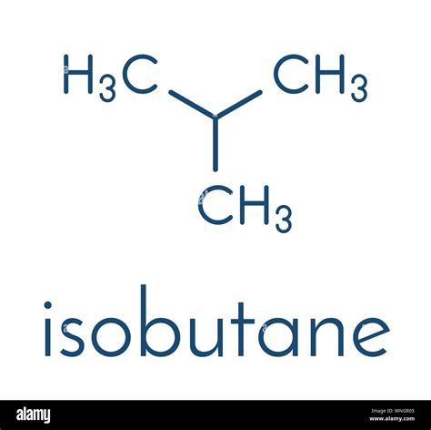 Isobutane molecular structure Cut Out Stock Images & Pictures - Alamy