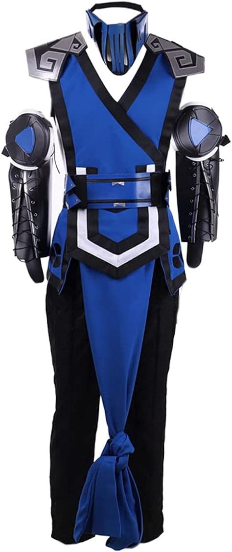 Men's Mortal Kombat 11 Sub Zero Cosplay Costume Adult Uniforms Outfits ...