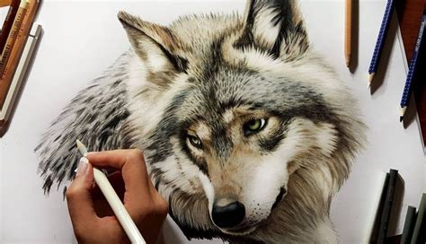 How To Draw A Realistic Wolf Howling