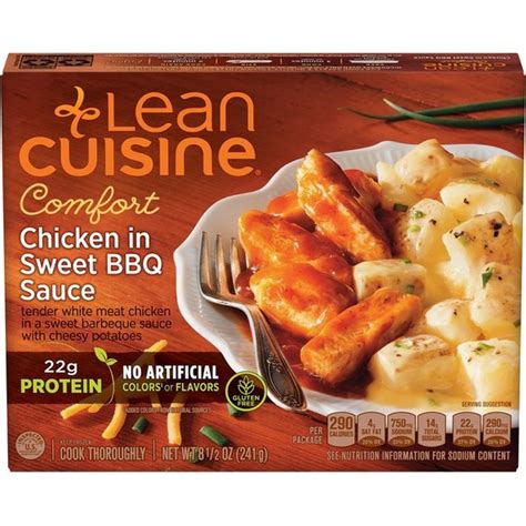 Lean Cuisine Features Chicken in Sweet BBQ Sauce Frozen Meal (9 oz ...