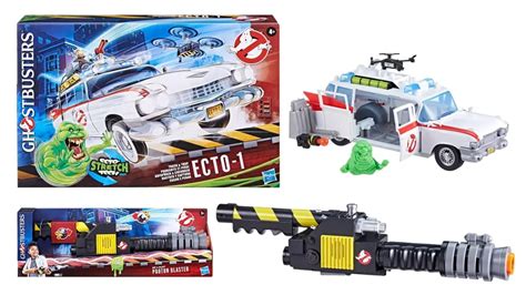 New Ghostbusters: Frozen Empire Ecto-1 and Proton Blaster toys get ...