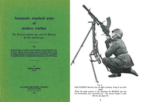 Madsen 1933 Machine Gun & 20mm Machine Gun - Cornell Publications