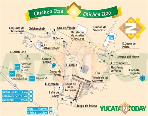 Where Is Chichen Itza Map