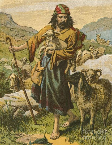 The Good Shepherd Painting by English School