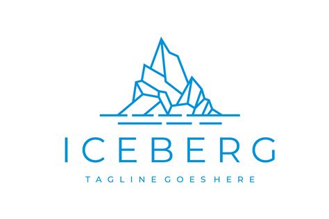 Iceberg, Mountain Ice Logo Design Vector Graphic by Weasley99 ...