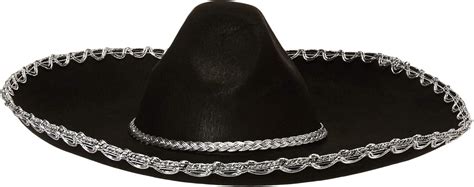 Forum Novelties Men's Adult Mexican Sombrero Costume Hat, Black, One ...