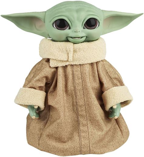 Buy Star Wars Galactic Snackin’ Grogu 23.5-cm-Tall Animatronic Toy with ...